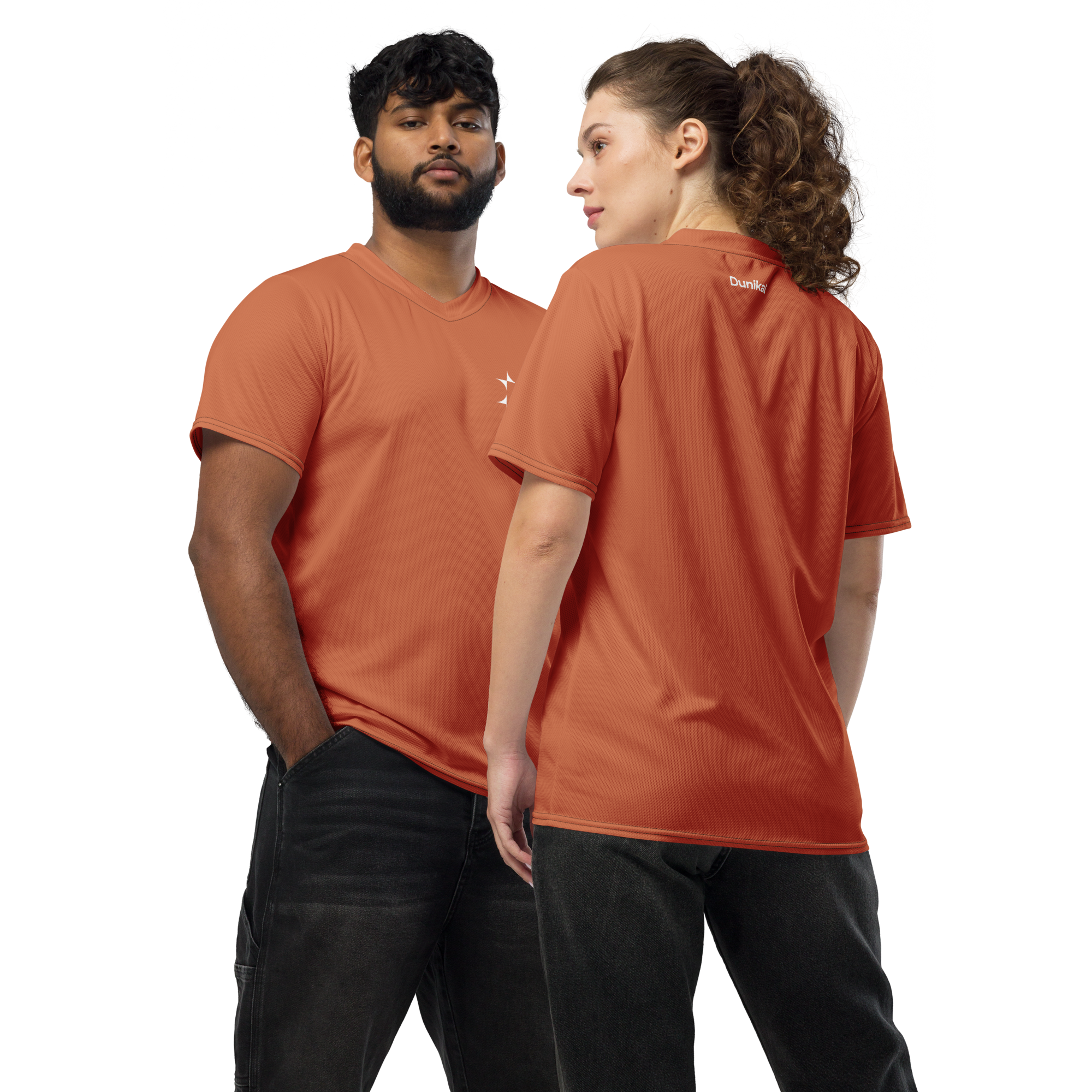 T-shirt sport Dunikal - Ocre