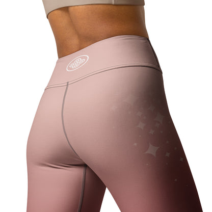 Legging de yoga, Pur dégradé, Rubis ▲