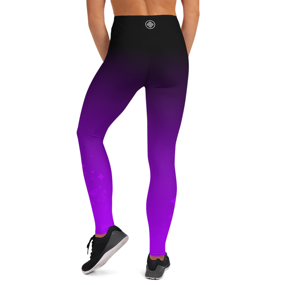 Legging de yoga, Pur Dégradé, Lumière noire ▼