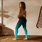 Leggings de yoga — Trampolín turquesa