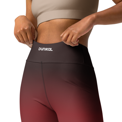 Legging de yoga, Pur Dégradé, Rubis ▼