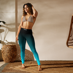 Leggings de yoga — Trampolín turquesa