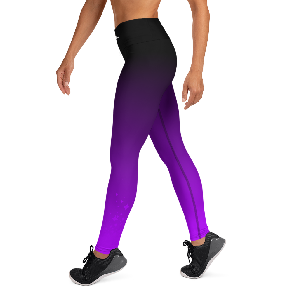 Legging de yoga, Pur Dégradé, Lumière noire ▼