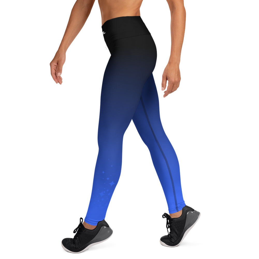 Legging de yoga, Pur Dégradé, Ultramarine ▼