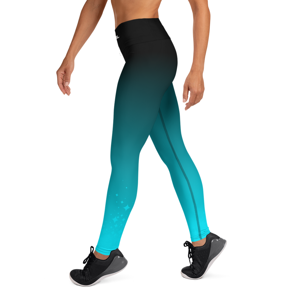 Leggings de yoga — Trampolín turquesa