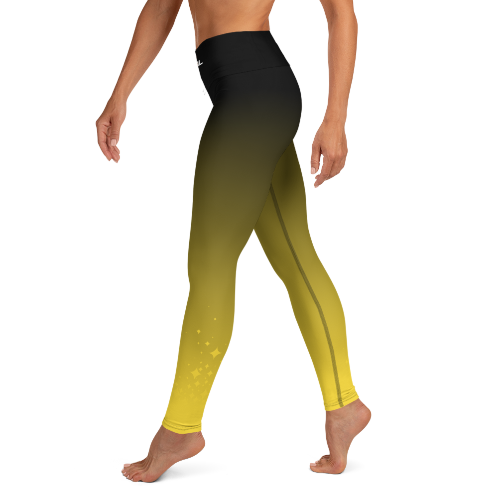 Leggings de yoga — Rayón amarillo