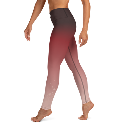 Legging de yoga, Pur Dégradé, Rubis ▼