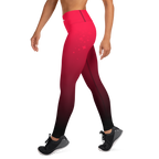 Leggings de yoga — Rojo imperio