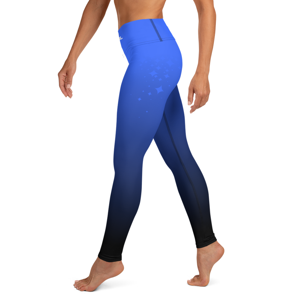 Legging de yoga, Pur Dégradé, Ultramarine ▲