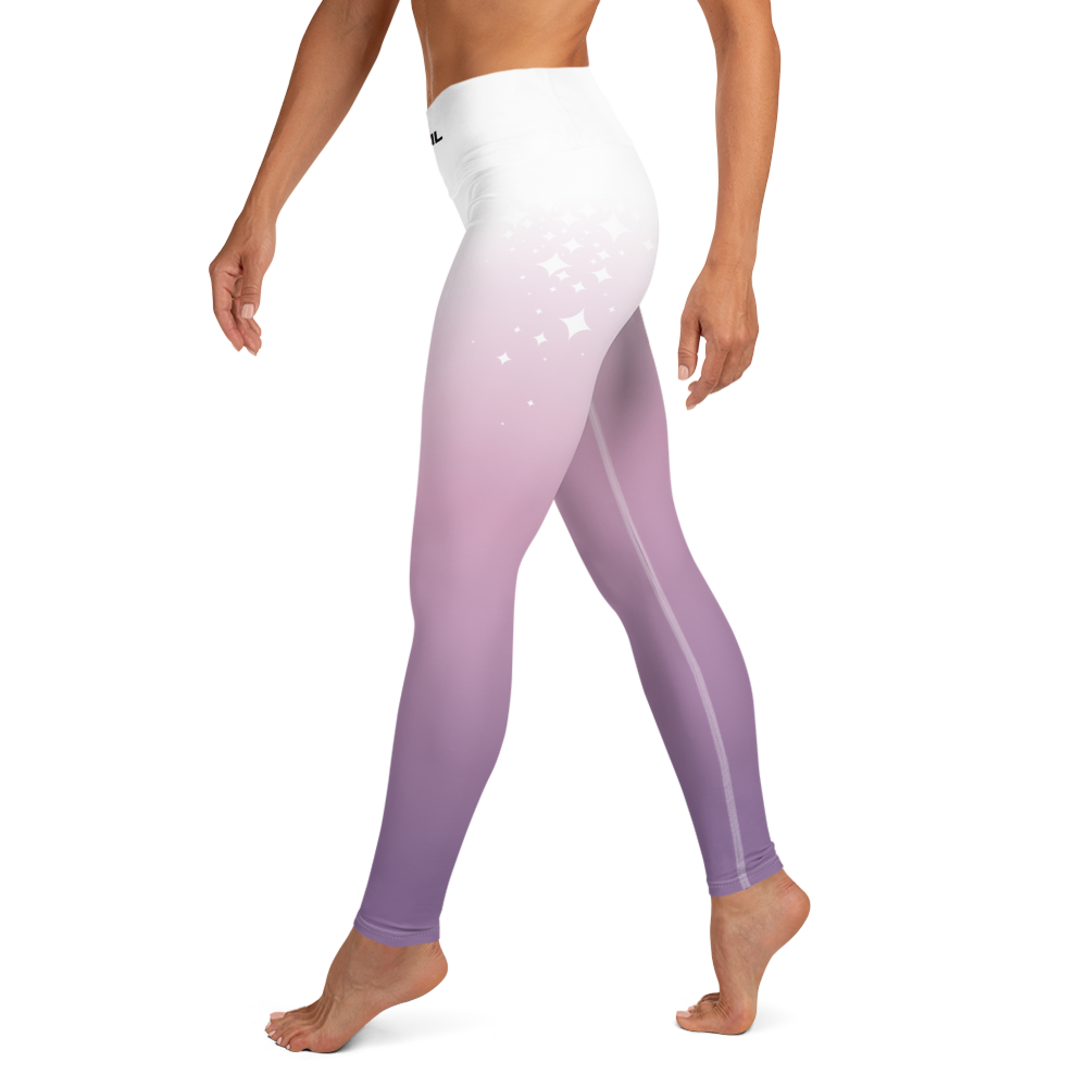 Legging de yoga, Pur Dégradé, Lilas ▲