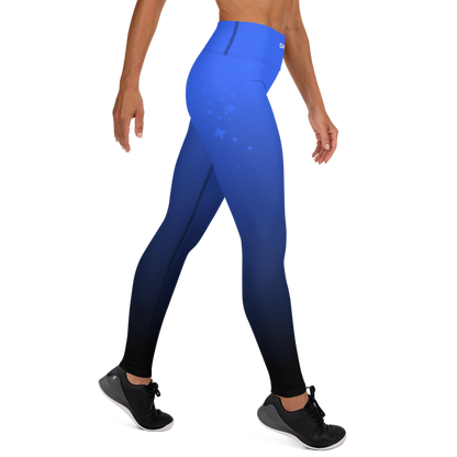 Legging de yoga, Pur Dégradé, Ultramarine ▲