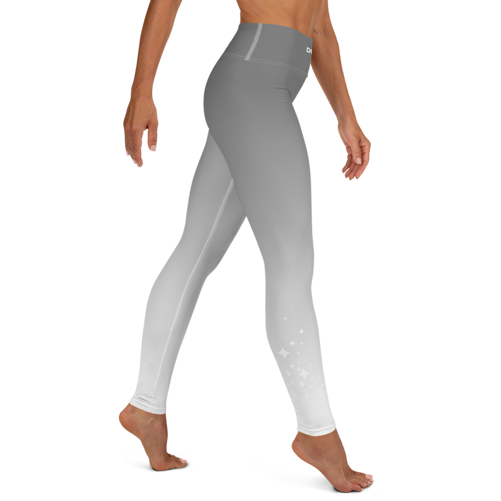 Legging de yoga, Pur Dégradé, Argent sonique ▼