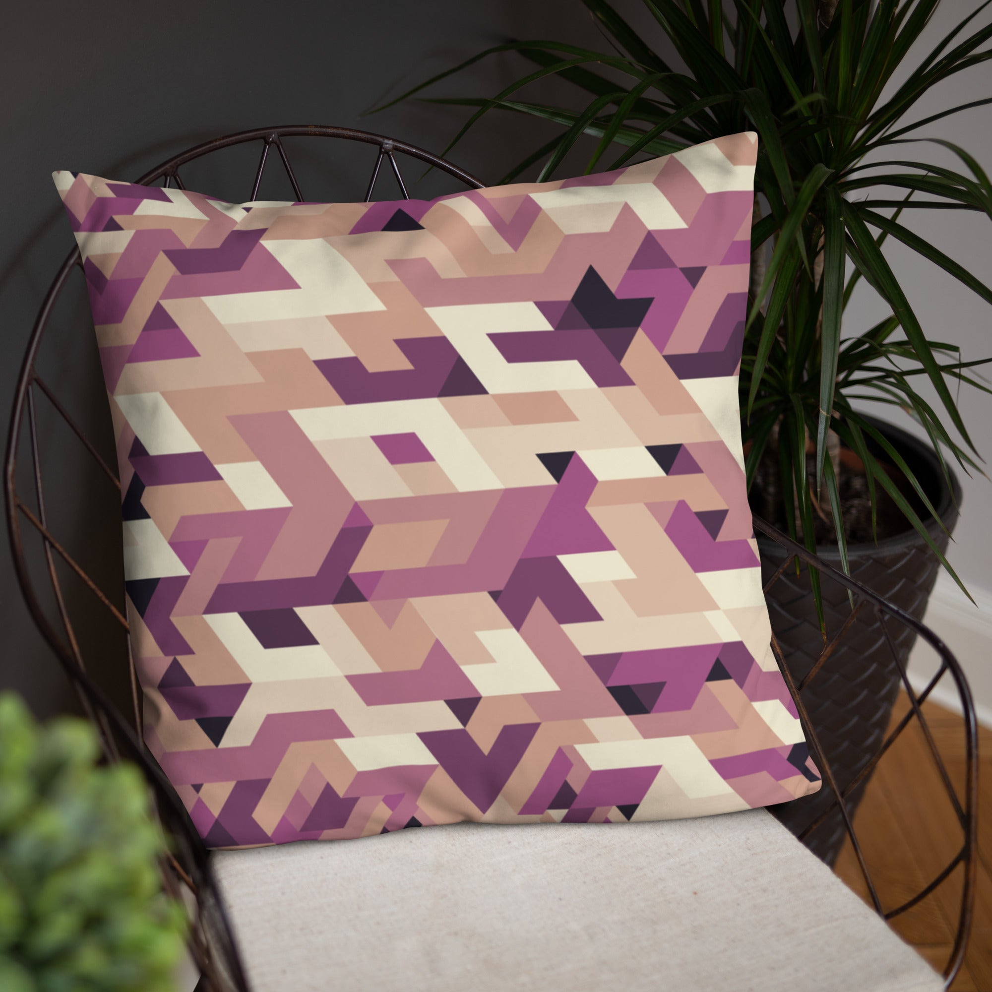 Coussin Classique ❯ Isoménigme ❯ Brume cuivrée