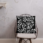 Dunikal Arboricool Cushion, Classic, White on Black