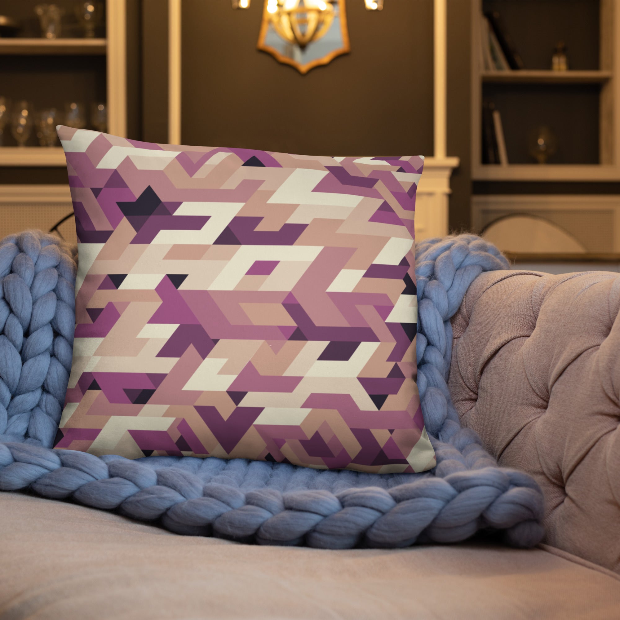 Coussin Classique ❯ Isoménigme ❯ Brume cuivrée