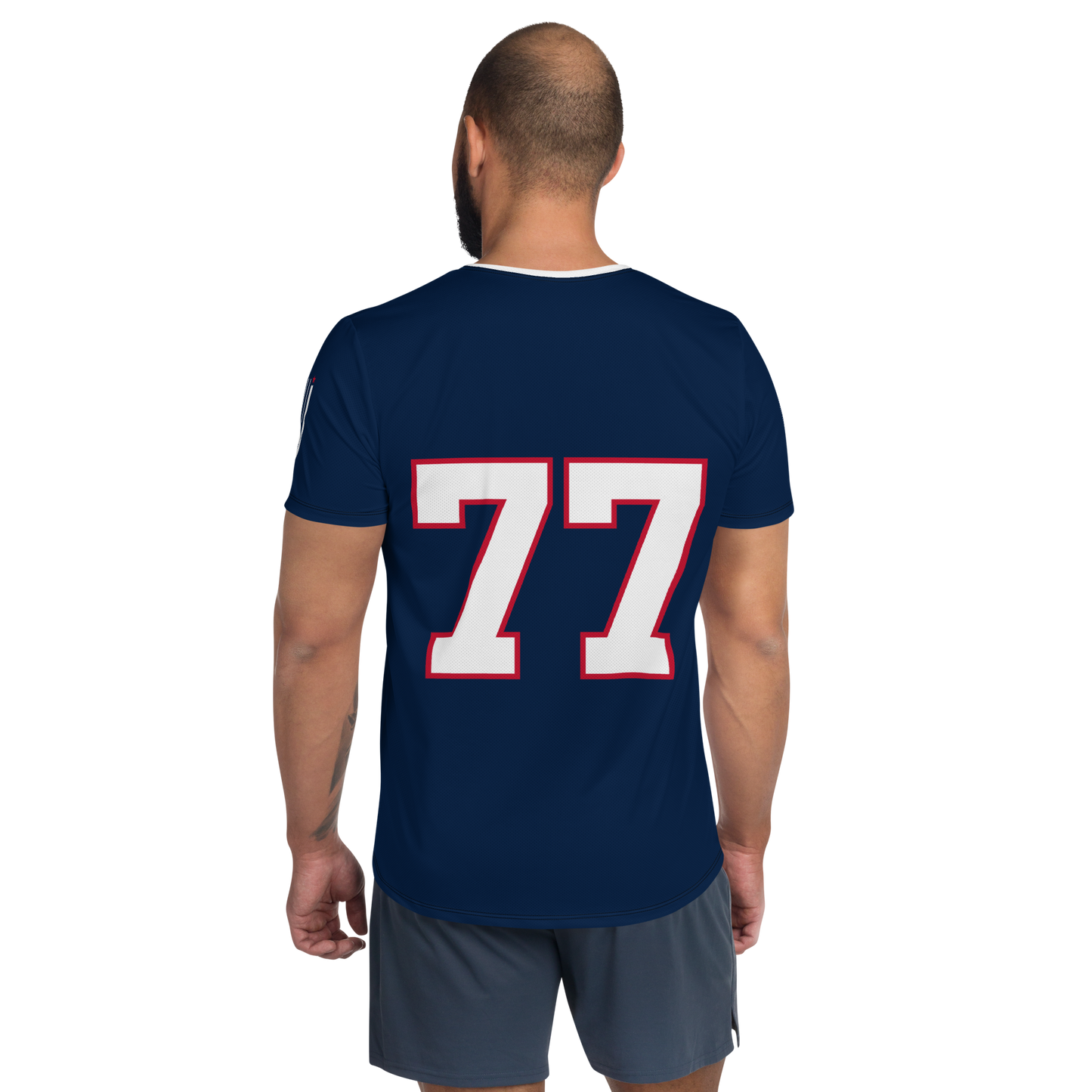 T-shirt athlétique pour homme ❯ Concept 70 ❯ Blue Jackets