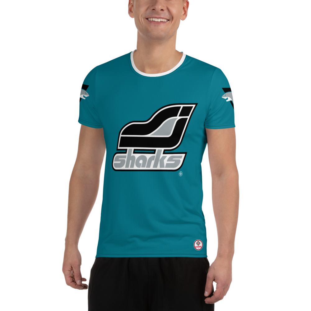 Men's athletic t-shirt ❯ Concept 70 ❯ Sharks