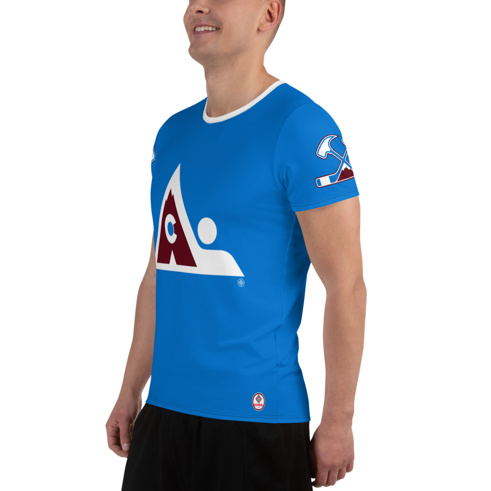Athletic T-shirt — Nordic Blue Rockies '95