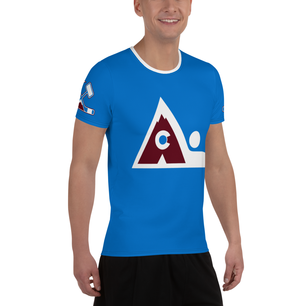 Athletic T-shirt — Nordic Blue Rockies '95