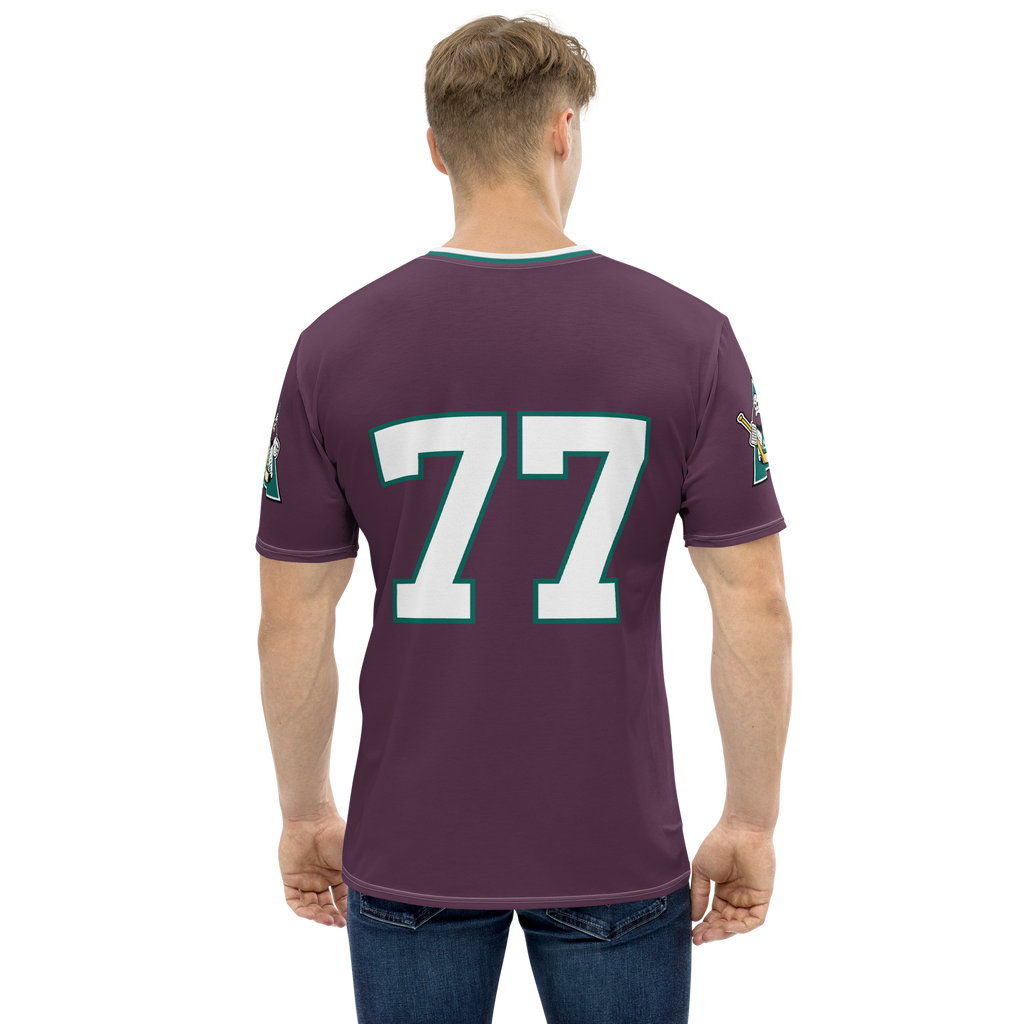 T-shirt à col rond - Étang aubergine