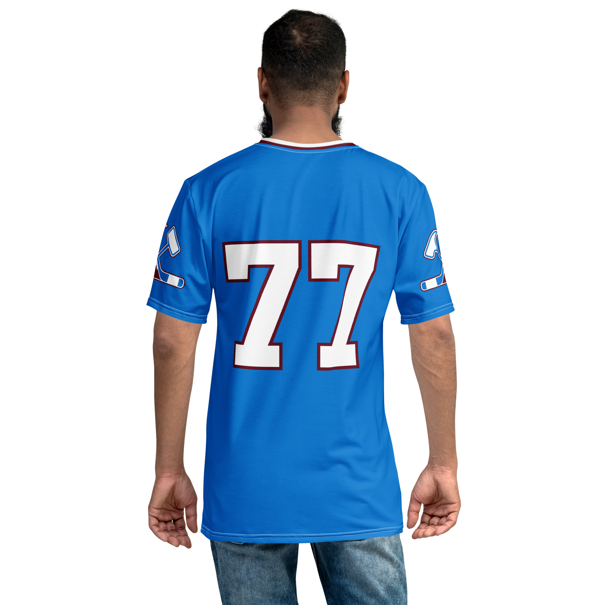 Crew neck T-shirt - Nordic blue Rockies