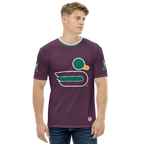 T-shirt à col rond - Étang aubergine