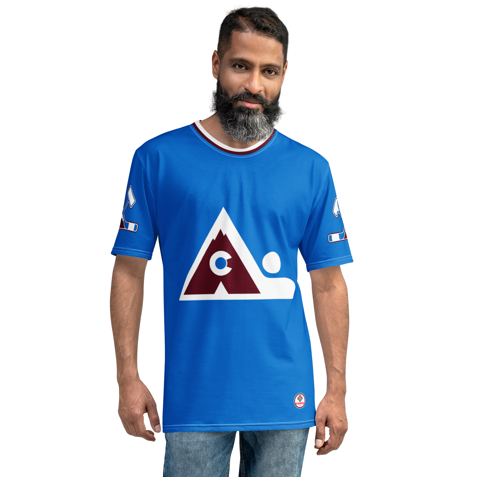 Crew neck T-shirt - Nordic blue Rockies