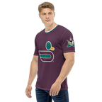 T-shirt à col rond - Étang aubergine