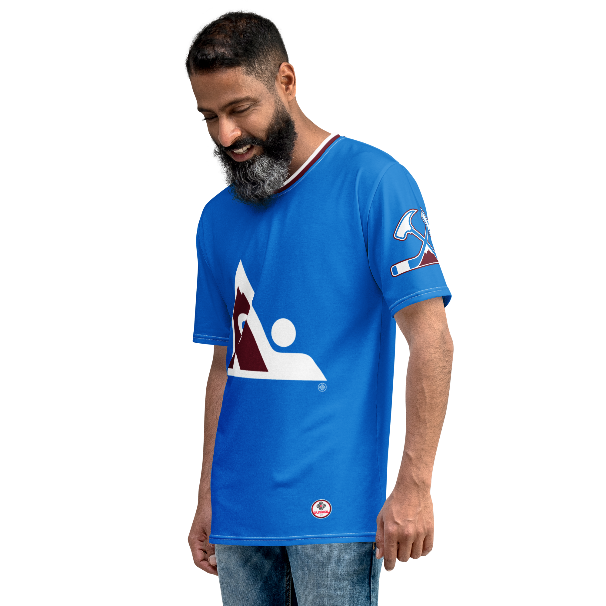 Crew neck T-shirt - Nordic blue Rockies