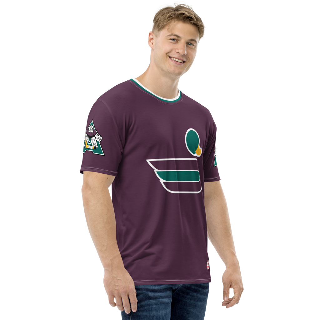 T-shirt à col rond - Étang aubergine