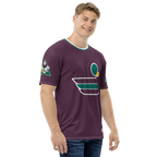 T-shirt à col rond - Étang aubergine