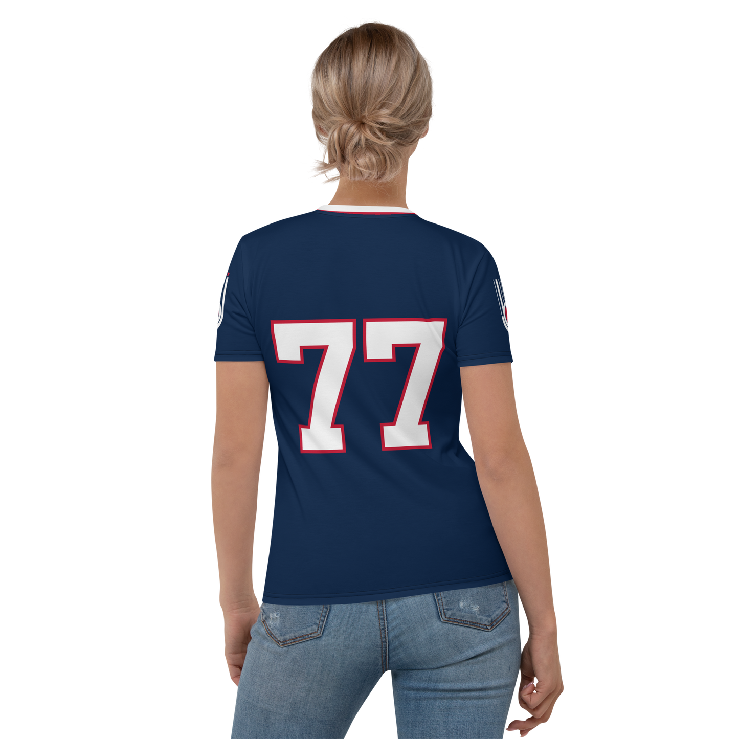 Women's Crew Neck T-Shirt ❯ Concept 70 ❯ Blue Jackets