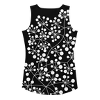 Débardeur Arboricool, blanc sur noir, coupe intégrale