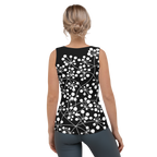 Débardeur Arboricool, blanc sur noir, coupe intégrale