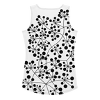 Débardeur Arboricool, noir sur blanc, coupe intégrale