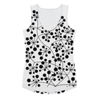 Débardeur Arboricool, noir sur blanc, coupe intégrale