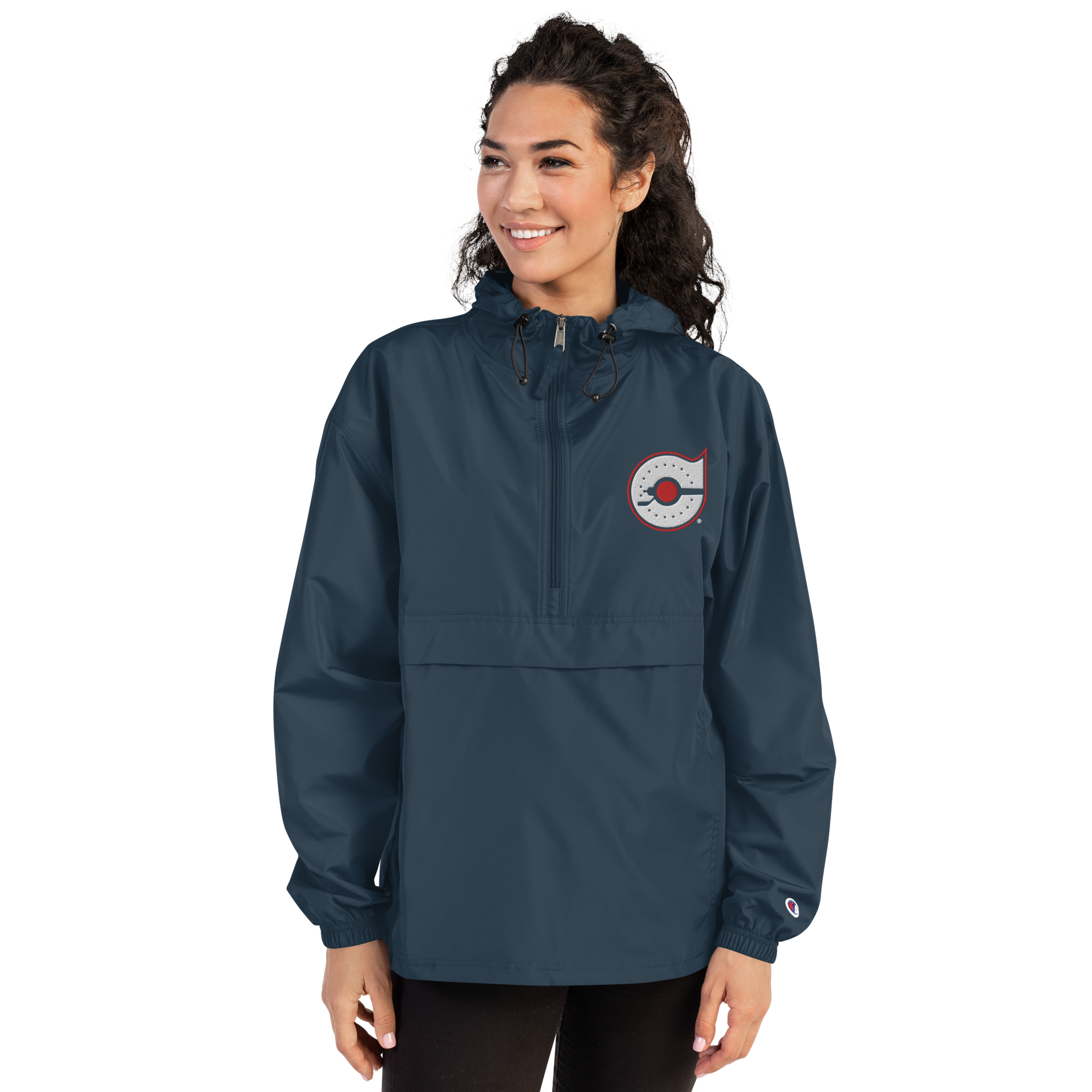 Champion Embroidered Packable Jacket - Concept 70 Ohio Cannons '00