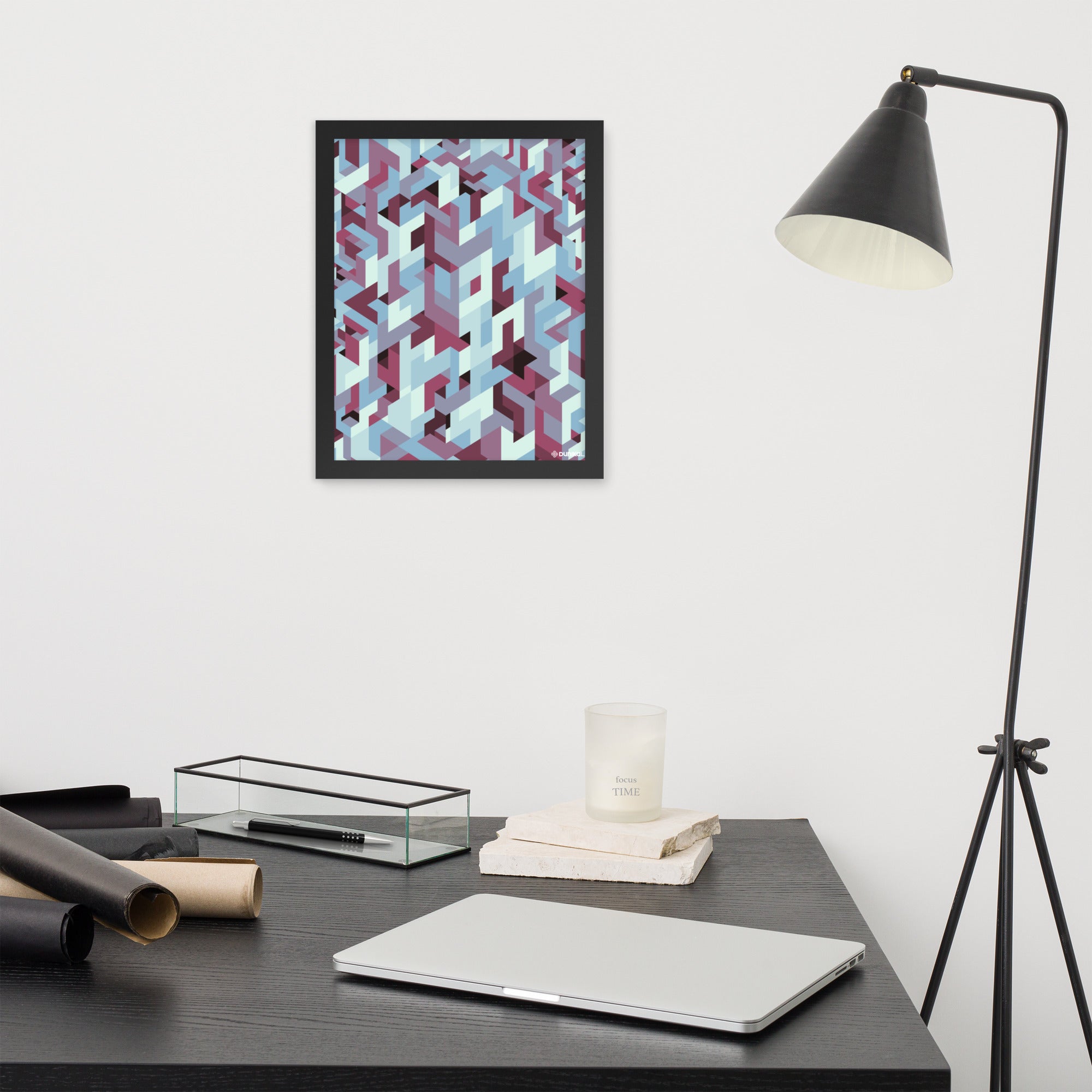 Affiche Encadrée — Cieux rougis