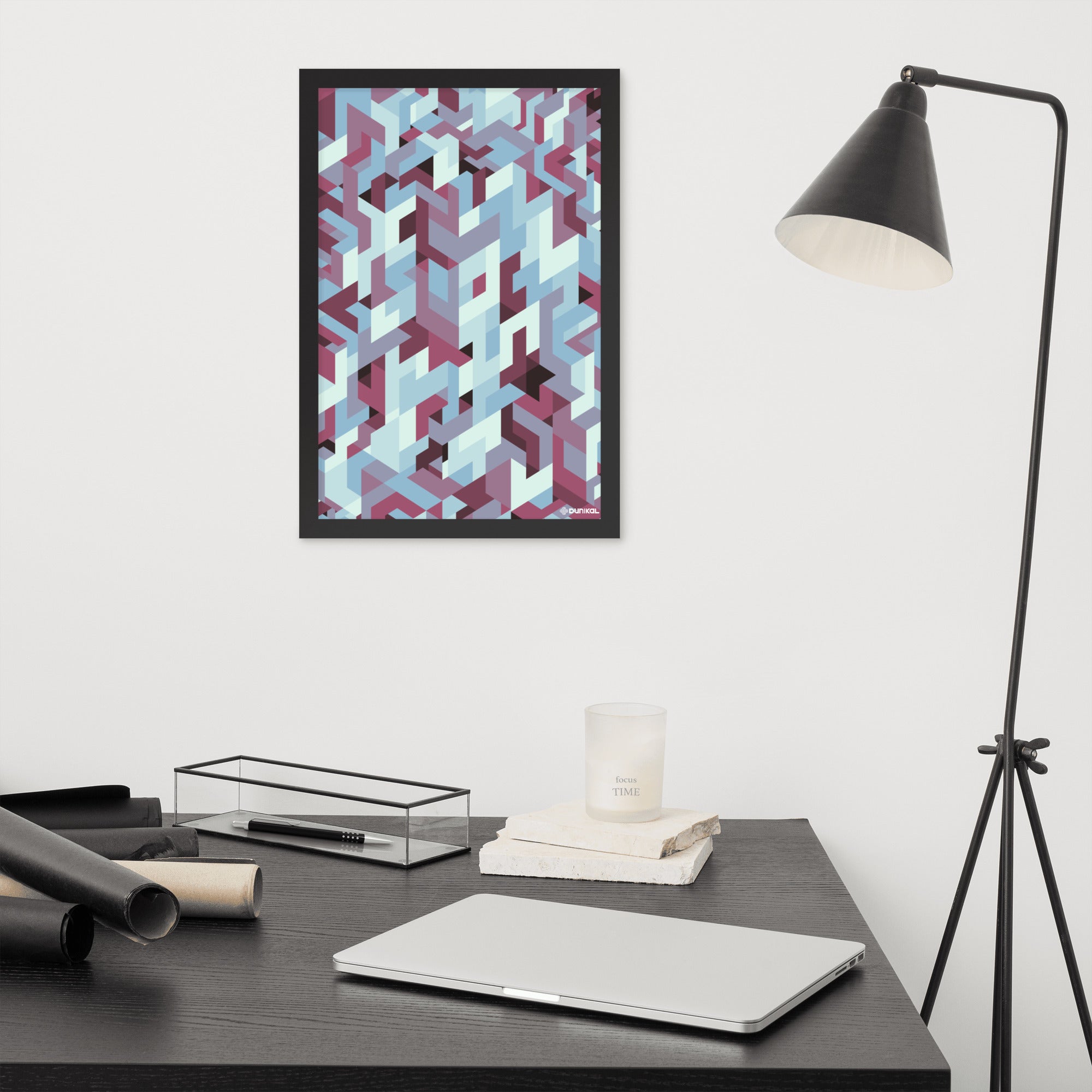 Affiche Encadrée — Cieux rougis