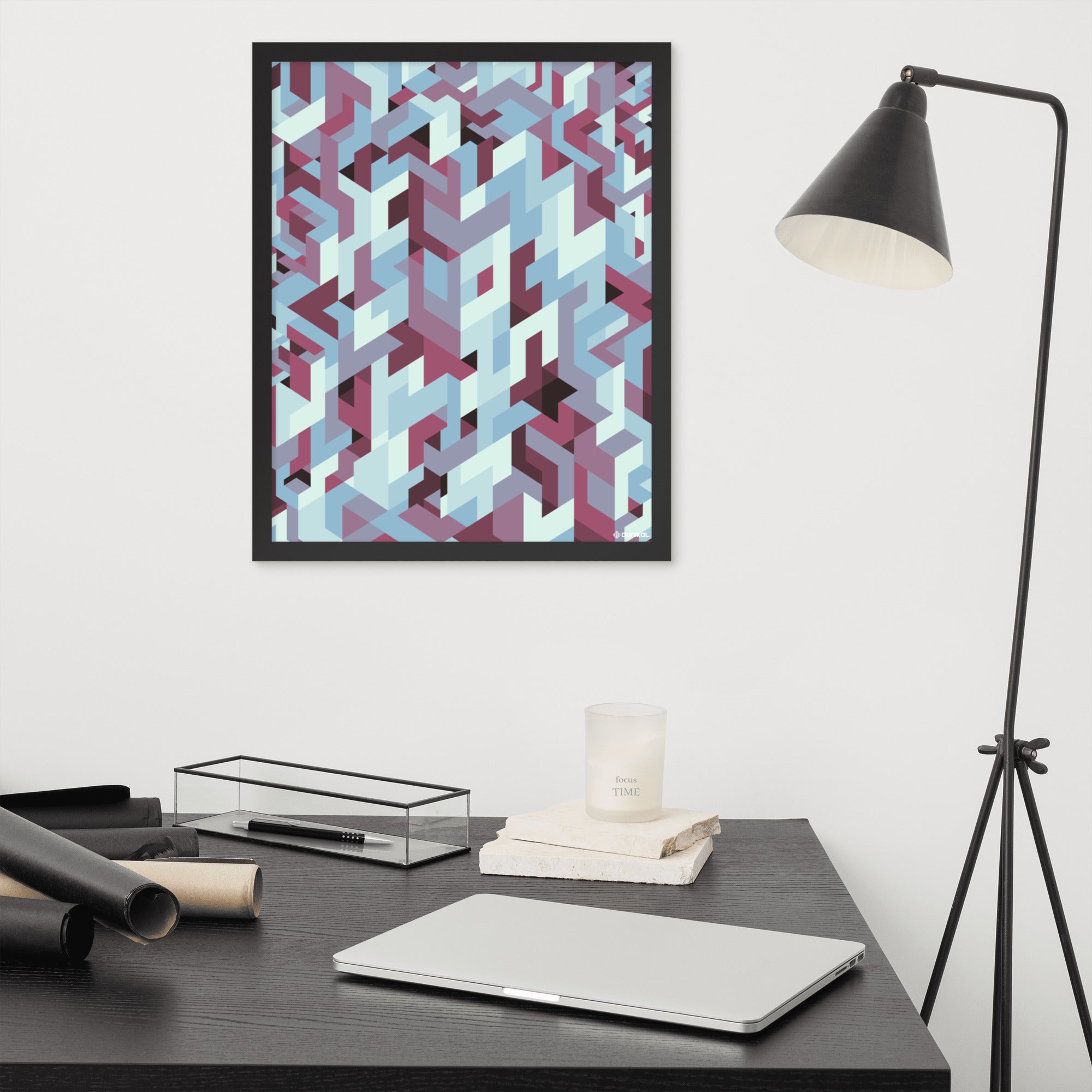 Affiche Encadrée — Cieux rougis