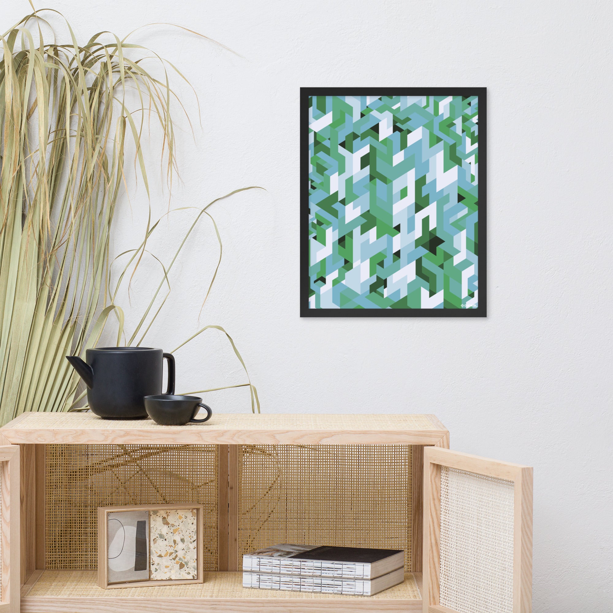 Affiche Encadrée — Trèfle céleste