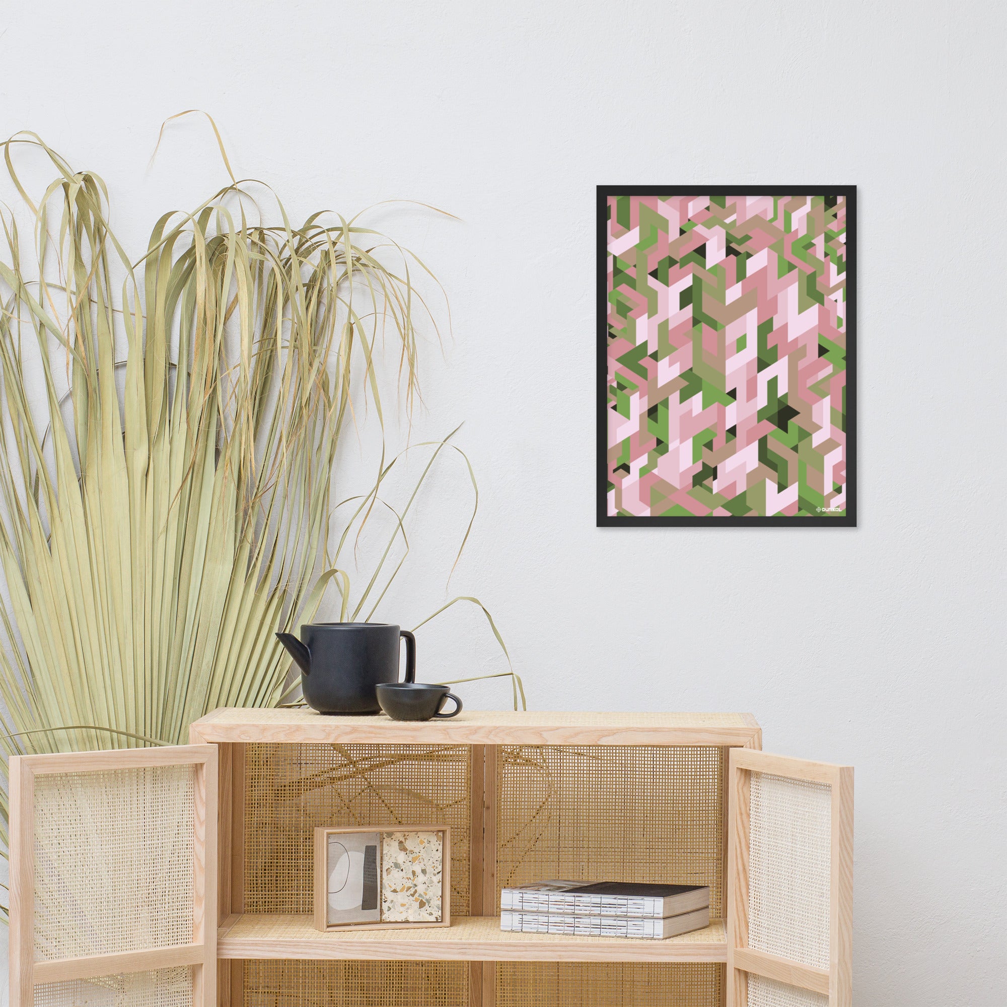 Affiche Encadrée — Joues mousseusses