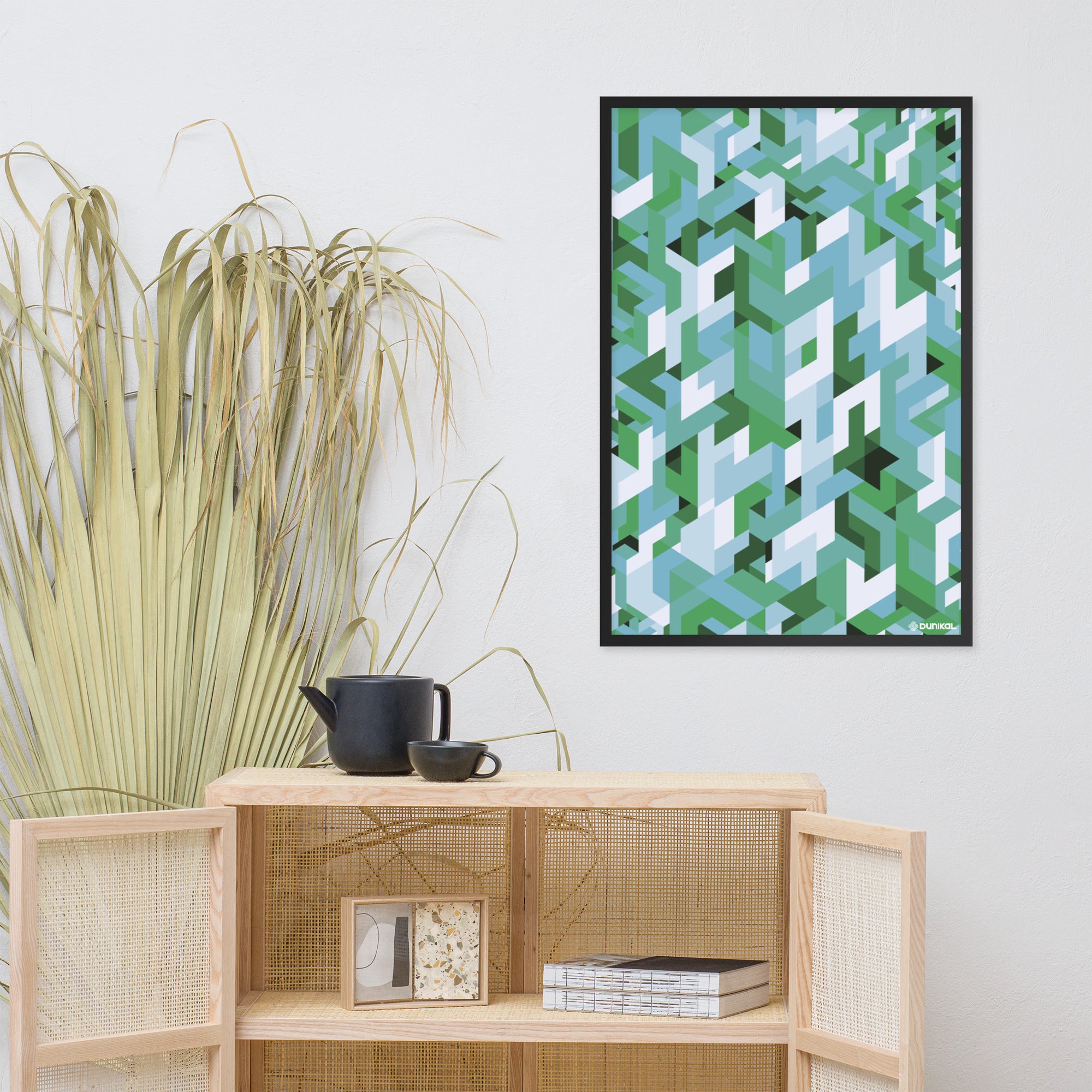 Affiche Encadrée — Trèfle céleste