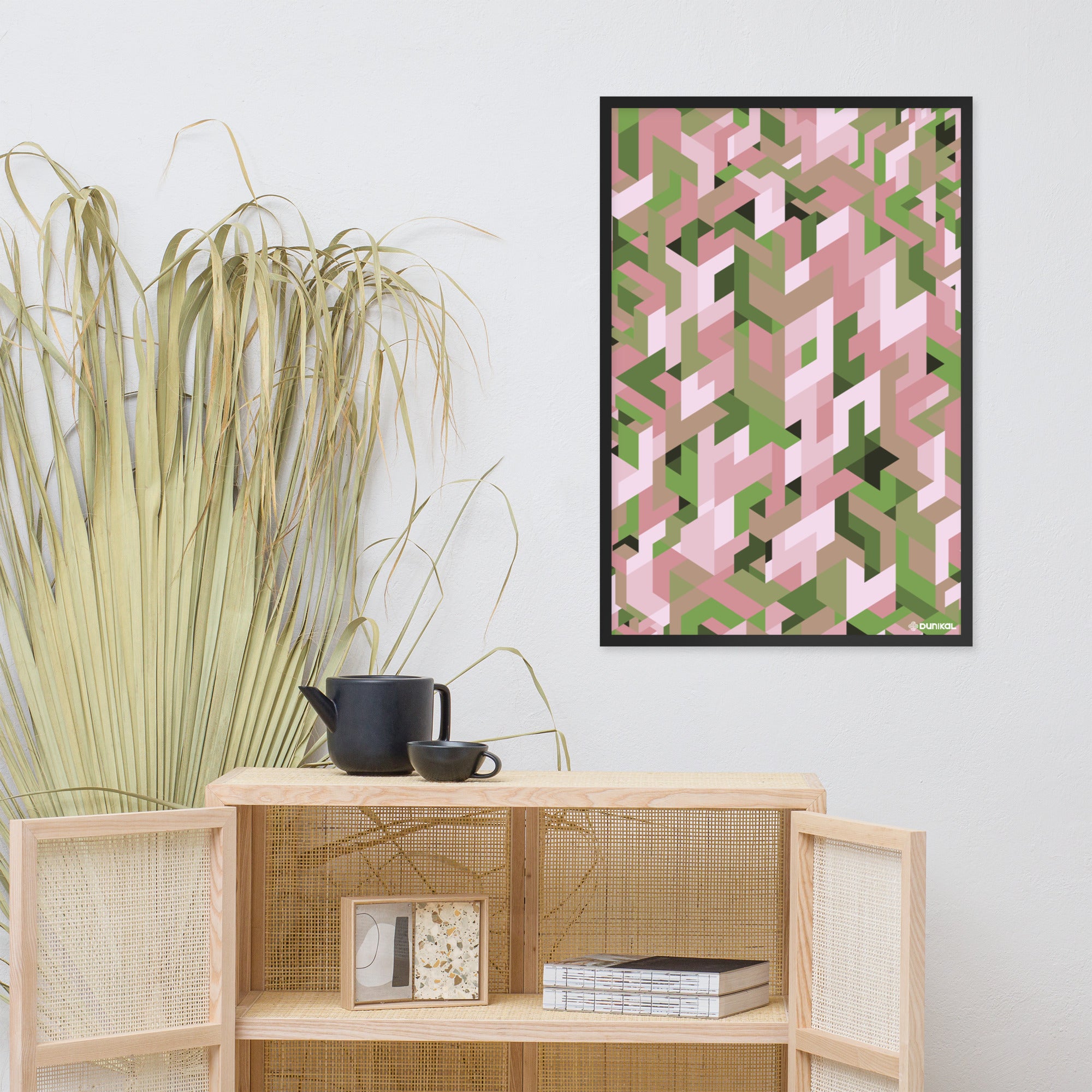 Affiche Encadrée — Joues mousseusses