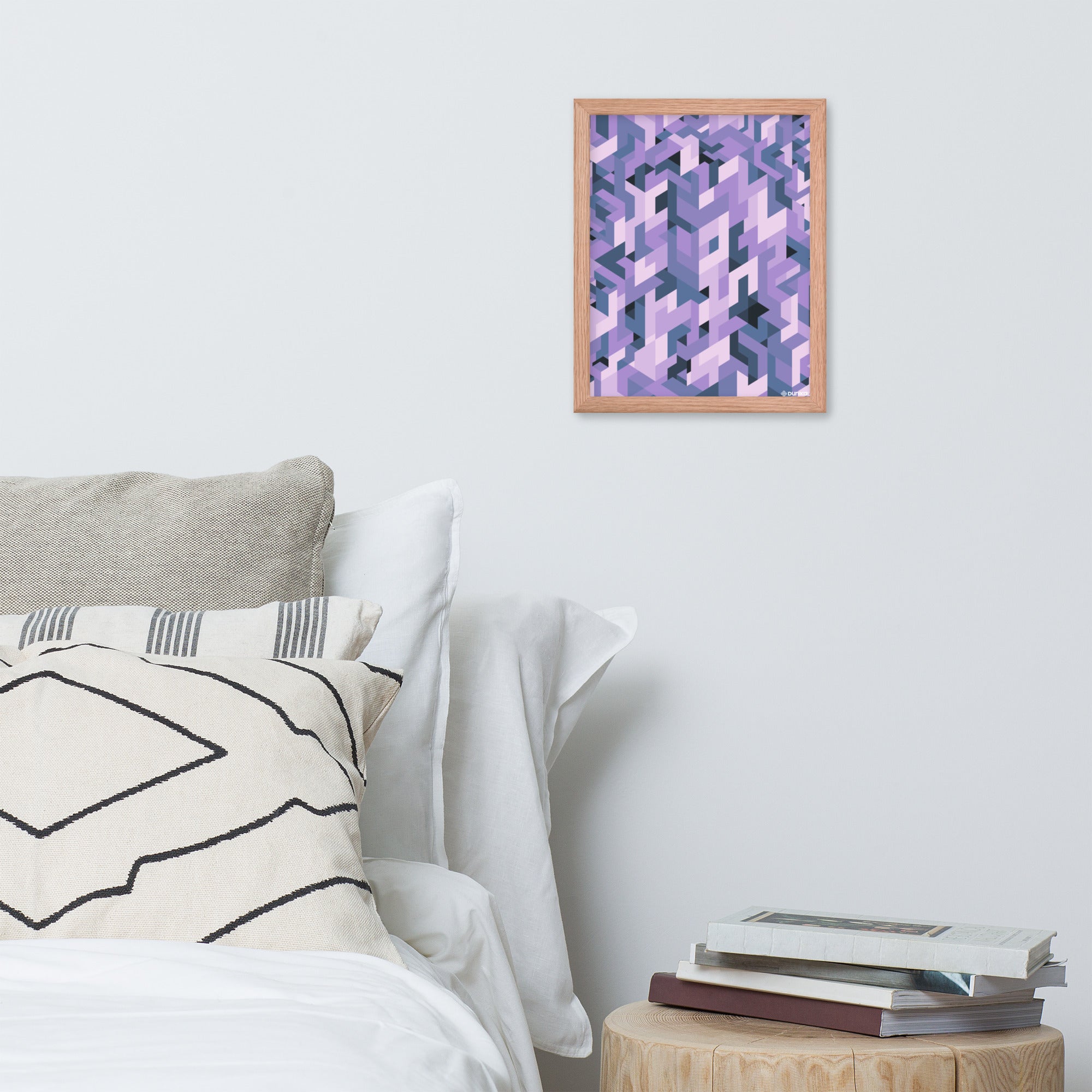 Affiche Encadrée — Lavande là-bas