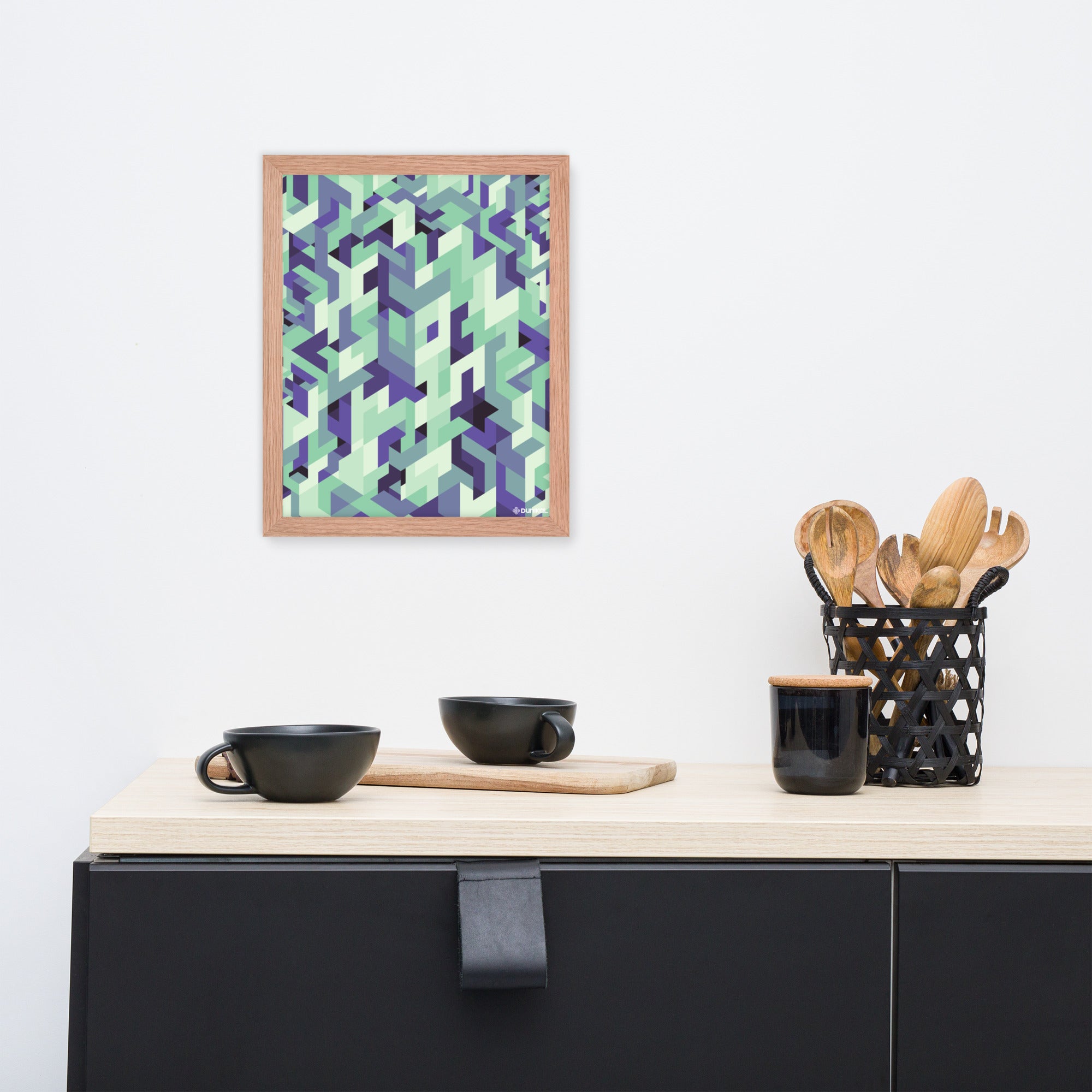 Affiche Encadrée — Thé violet