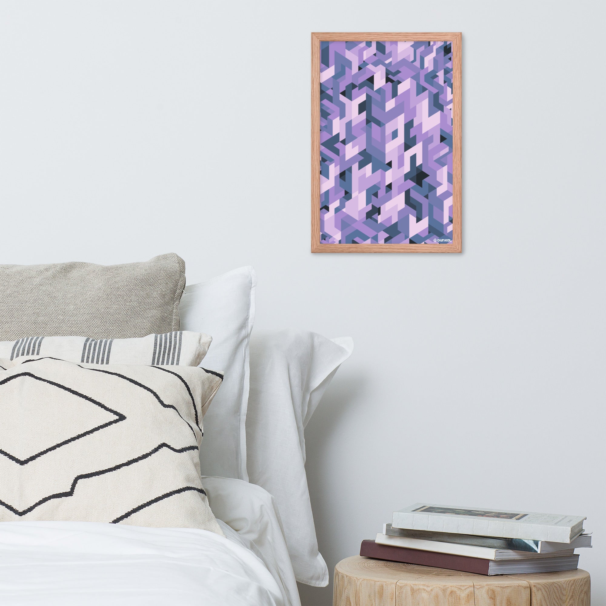 Affiche Encadrée — Lavande là-bas