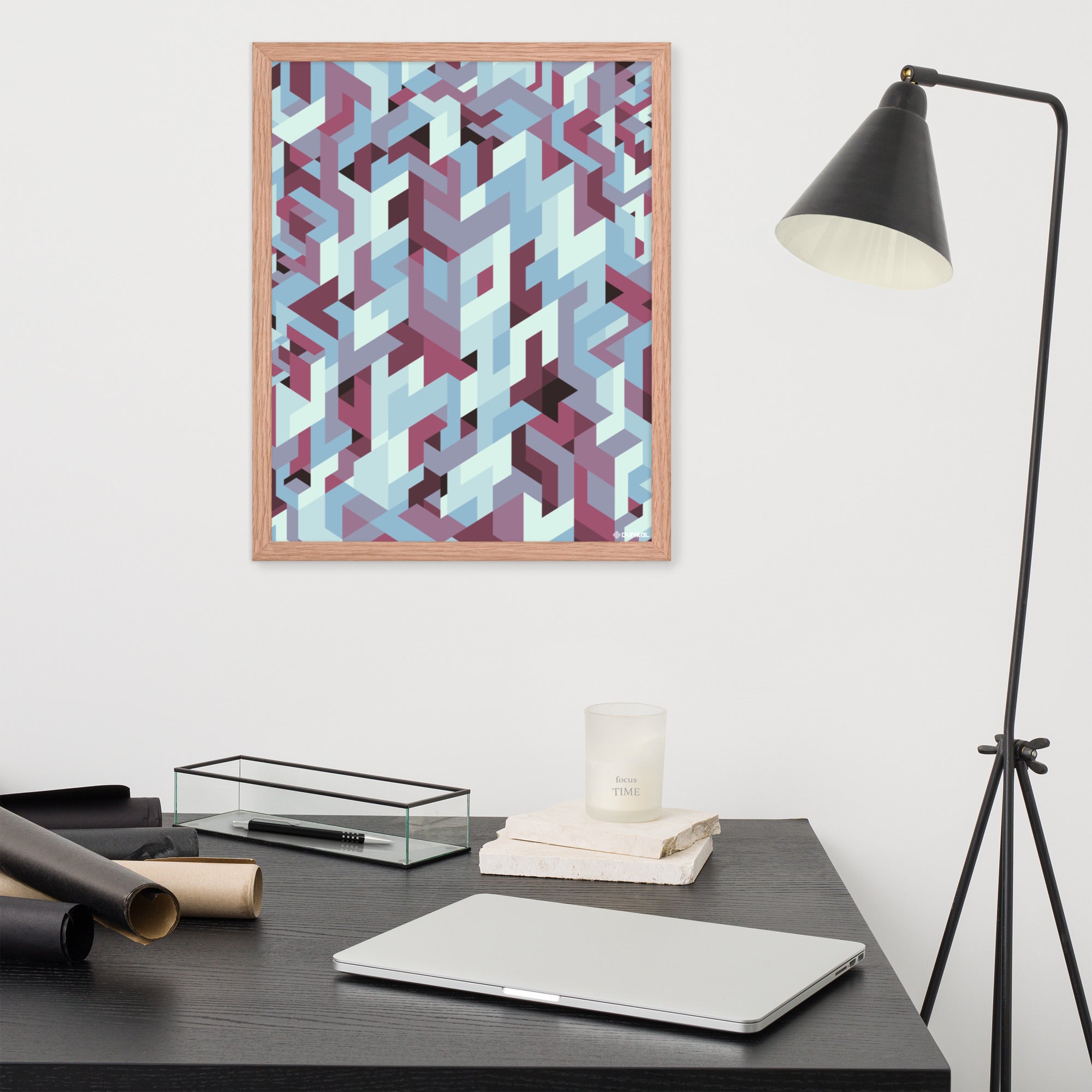 Affiche Encadrée — Cieux rougis