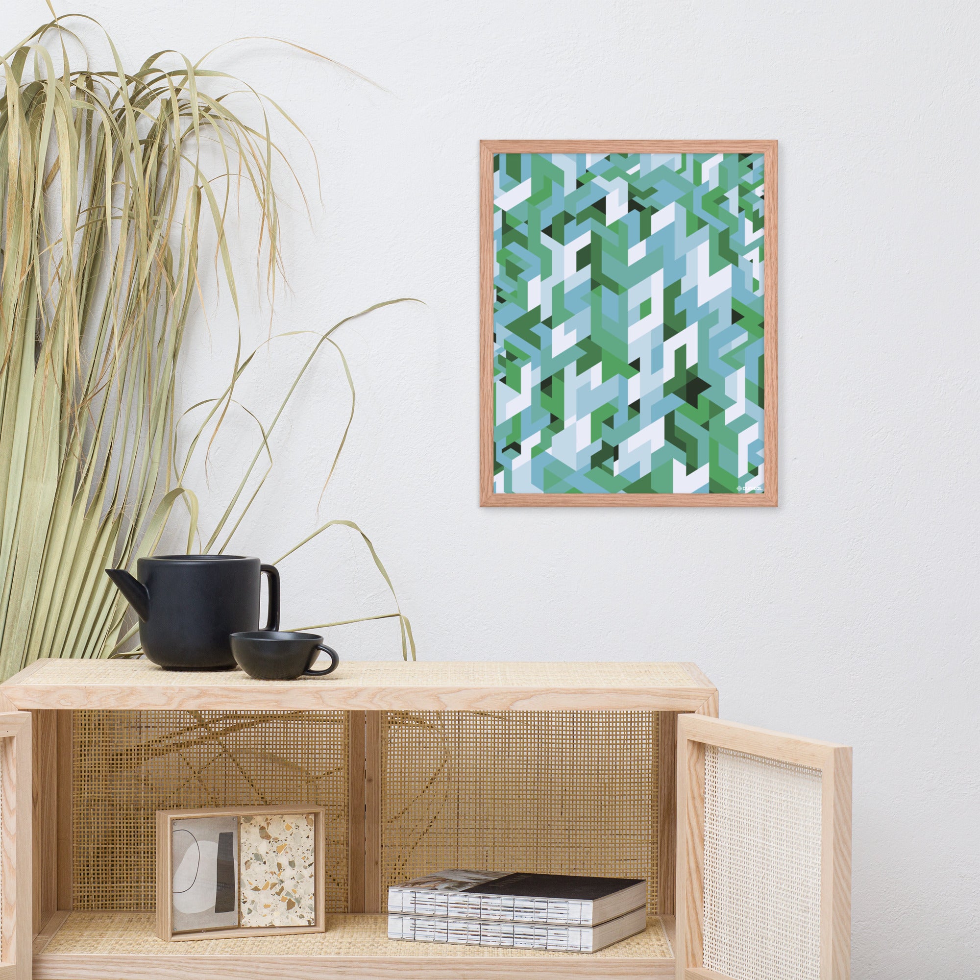 Affiche Encadrée — Trèfle céleste