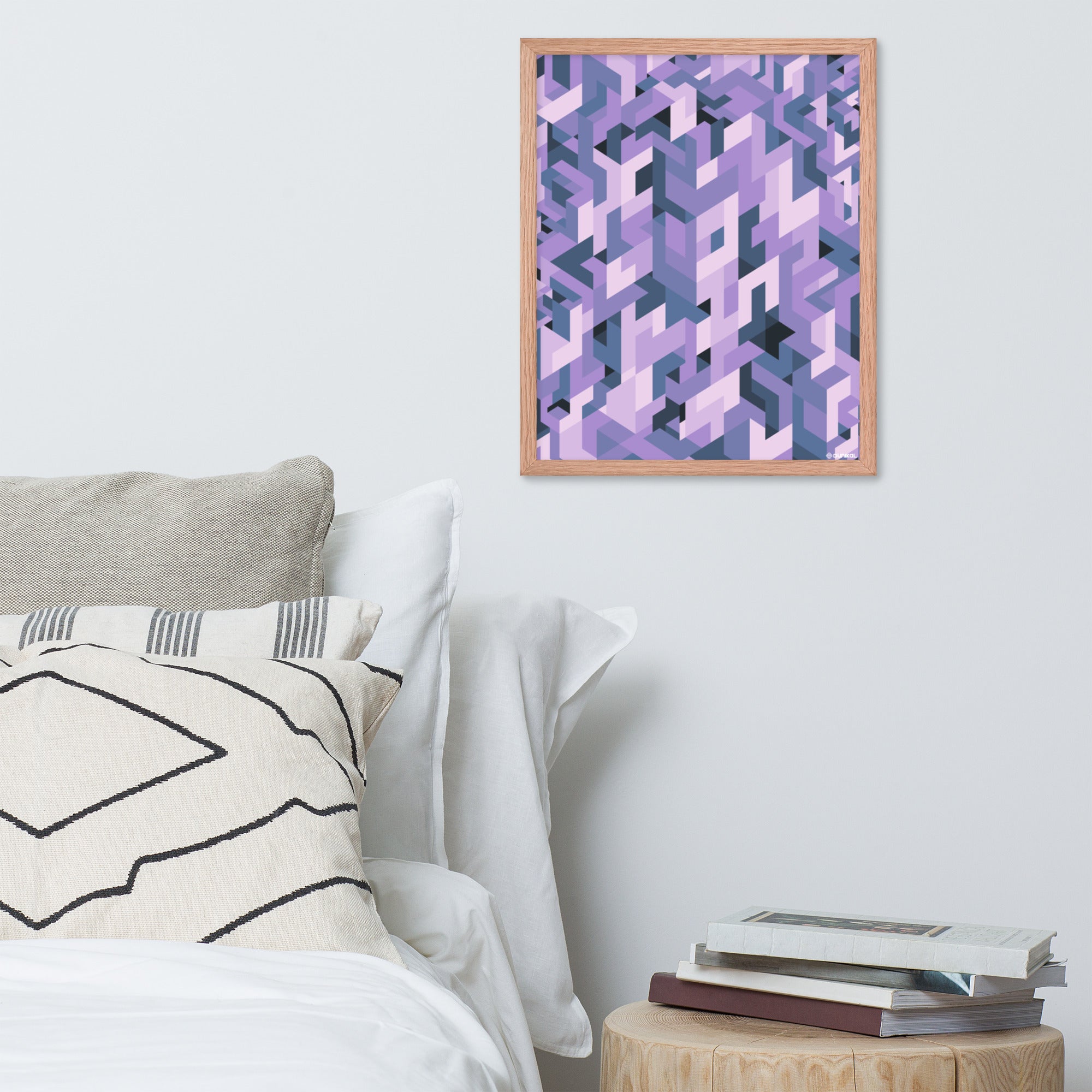 Affiche Encadrée — Lavande là-bas